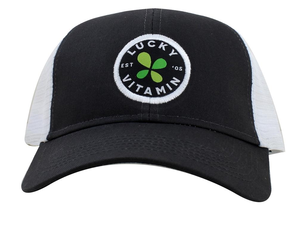 Boné Cinza / branco carvão vegetal LuckyVitamin Gear - Imagem 2