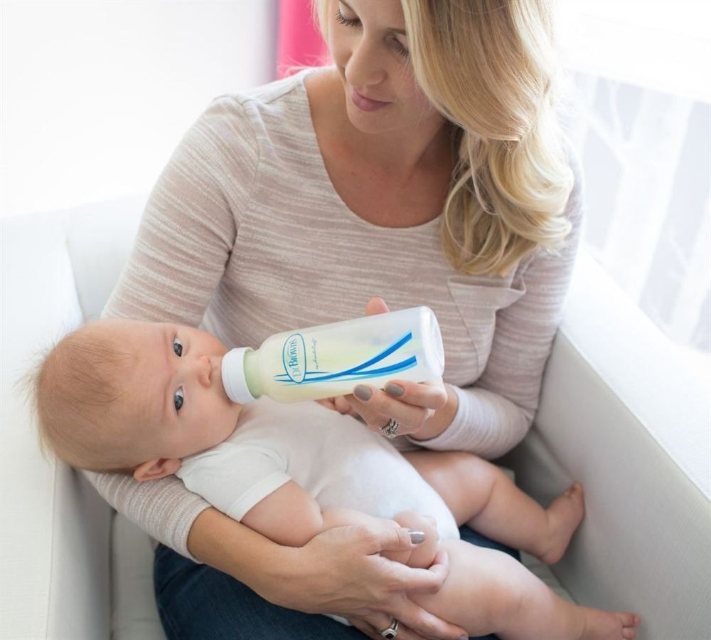 Frascos de opções de fluxo natural 0 Meses + 3 Pacote - 4 oz. Dr. Brown's - Imagem 5