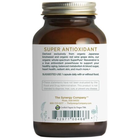 Extrato Orgânico Resveratrol SuperPure - Cápsulas 60 Pure Synergy - Image 3