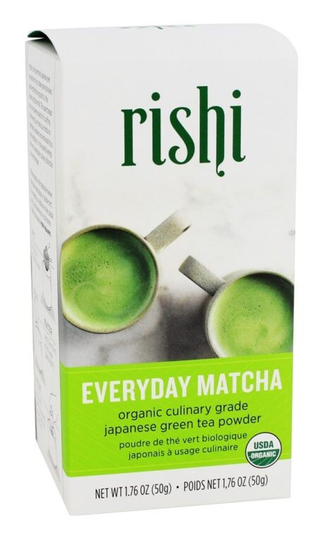 Orgânico Cotidiano Matcha Japonês Verde Chá Pó - 1.76 oz. Rishi Tea