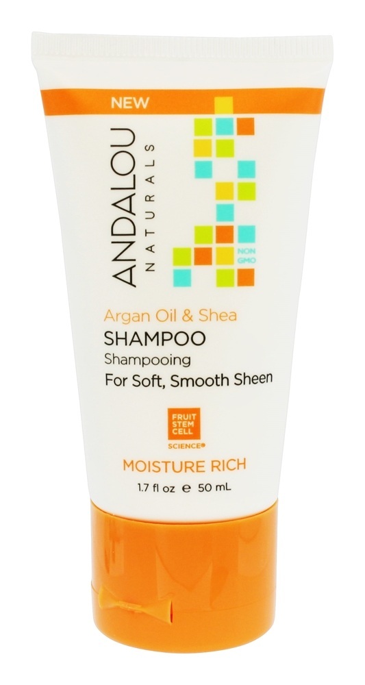 Umidade Rico Xampu Argan óleo & Karité - 1.7 fl. oz. Andalou Naturals