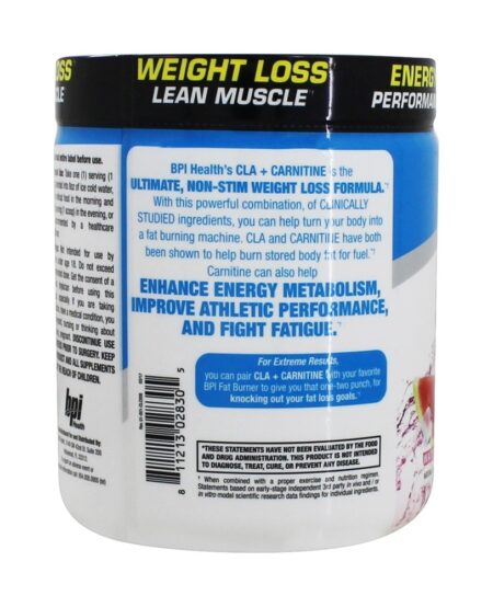 Congelamento da melancia do músculo magro da perda de peso do CLA + Carnitine - 10.58 oz. BPI Sports - Image 3