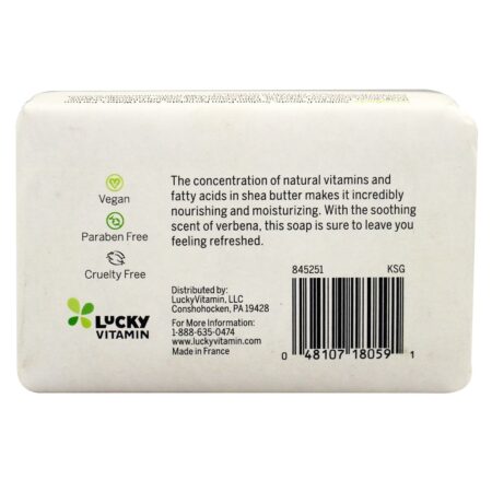 Manteiga de Karité French Milled Bar Soap Verbena - 7 oz. LuckyTru - Image 3