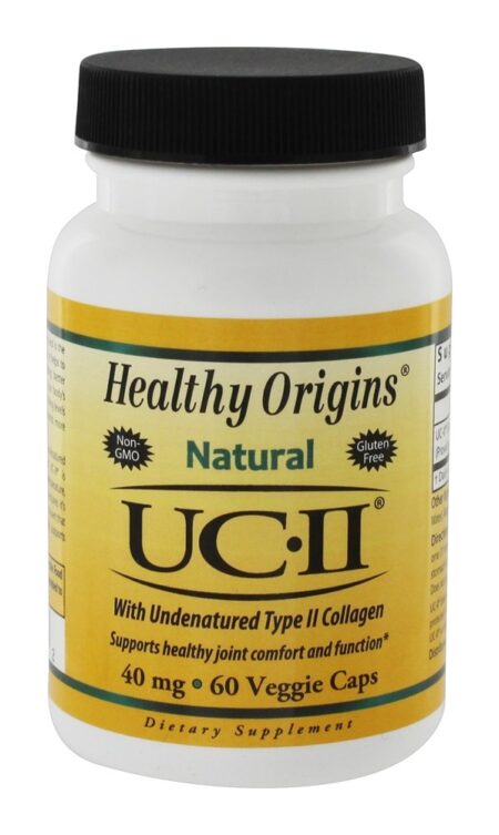 UC II Natural - 60 Cápsula (s) vegetal (s) Healthy Origins