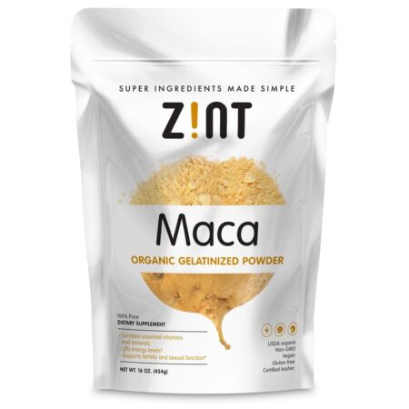 Pó Gelatinizado Orgânico Maca - 16 oz. Zint