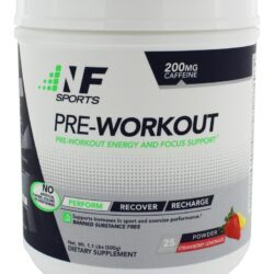 Energia Pré-Treino e Apoio ao Foco de Limonada de Morango - 1.1 lbs. NF Sports