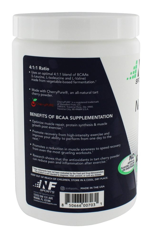 Natural Amino Postar-Exercício Recuperação Beber Fruto Soco - 12.7 oz. NF Sports - Imagem 3