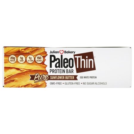 Paleo Proteína Bar Pure Girassol Manteiga - 12 Barras Julian Bakery - Image 2