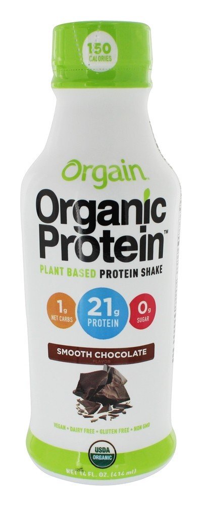 Orgânico Proteína Planta Baseado Vegan RT Proteína Tremer 21g Zero Açúcar Alisar Chocolate - 14 fl. oz. Orgain
