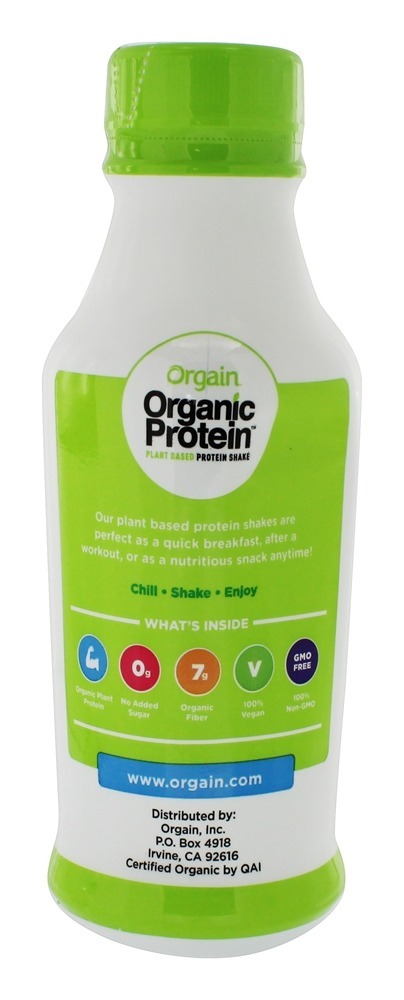Orgânico Proteína Planta Baseado Vegan RT Proteína Tremer 21g Zero Açúcar Alisar Chocolate - 14 fl. oz. Orgain - Imagem 3