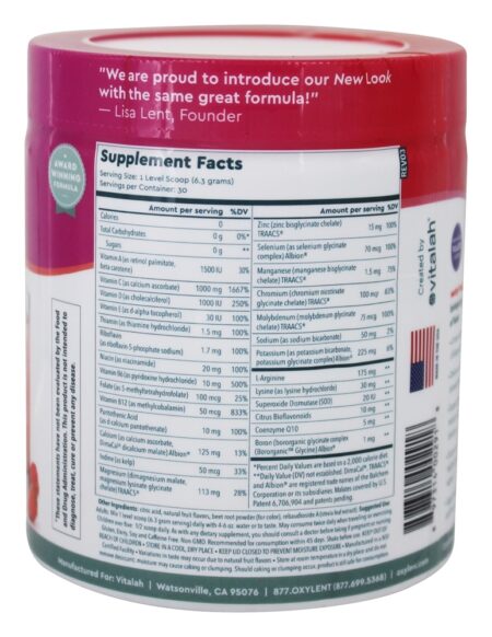 5-em-1 Suplemento Multivitamínico Sabor Frutas Espumantes - 6.6 oz. Oxylent - Image 2