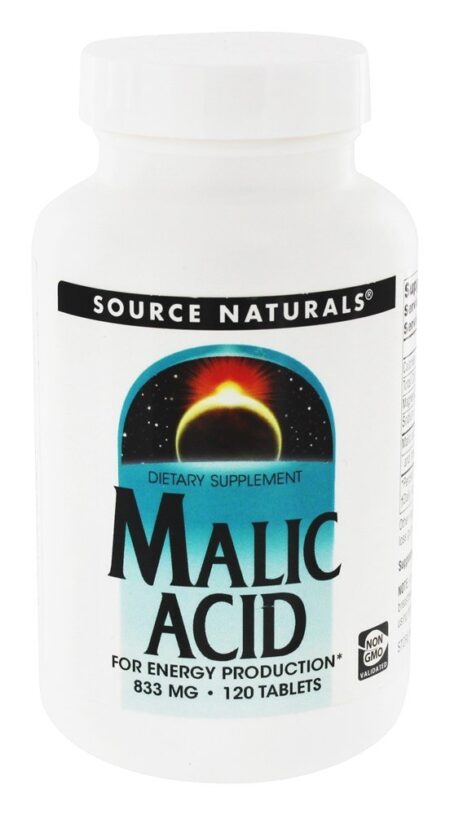 Ácido Málico 833 mg. - 120 Tablets Source Naturals