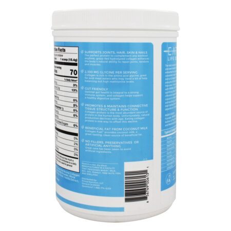 Combustível de colágeno Peptide Grass-Fed Drink Mix Pó De Baunilha De Coco - 13.1 oz. Primal Kitchen - Imagem 3
