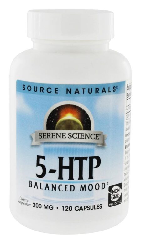 5-HTP Para Um Humor Equilibrado 200 mg. - Cápsulas 120 Source Naturals