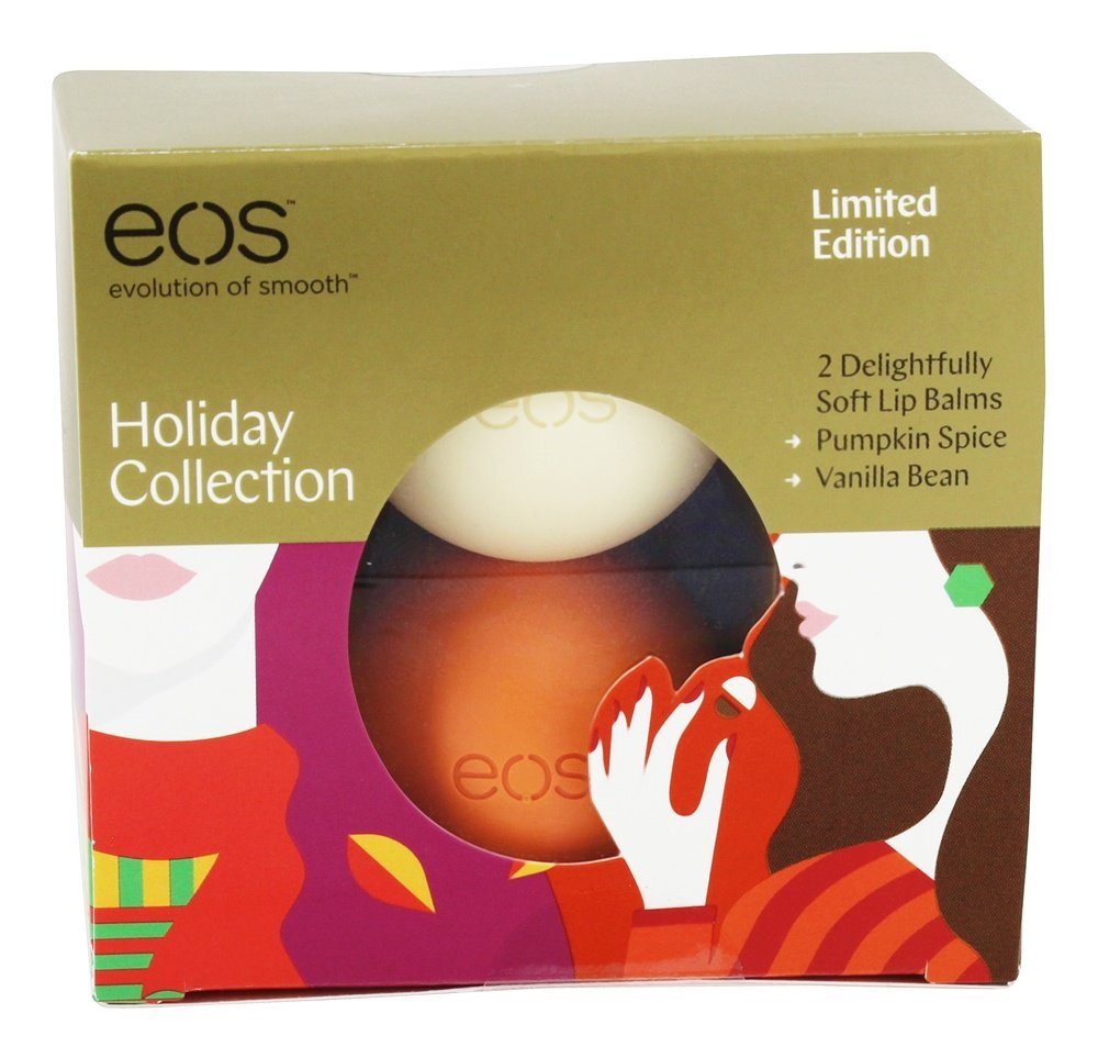 Colecção De Férias Deliciosamente Suave Lábio Esferas De Bálsamo - 2 Edição limitada de contagem EOS Evolution of Smooth