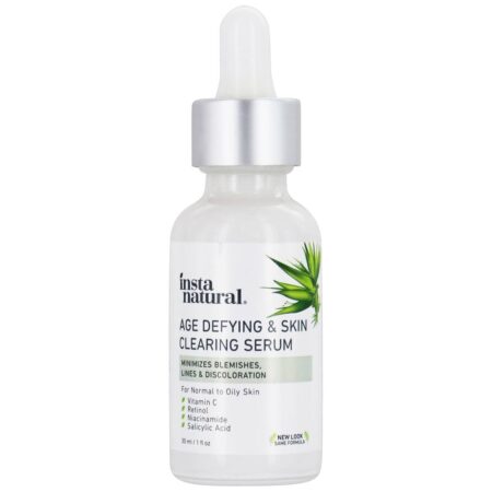 Soro que desafia a idade e o clareamento da pele - 1 fl. oz. InstaNatural - Image 2