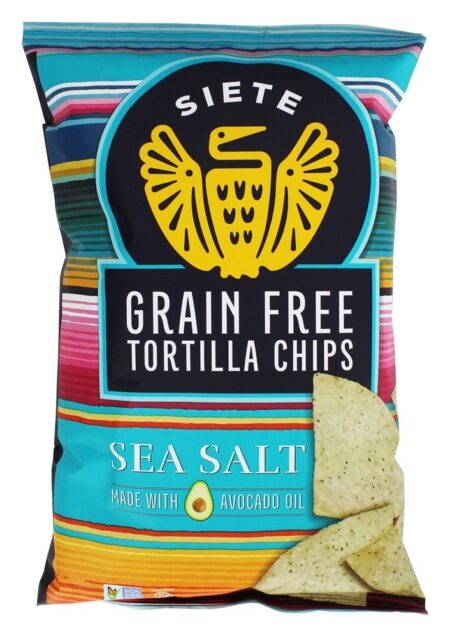 Chips de Tortilha sem Grão Mar Salgado - 5 oz. Siete