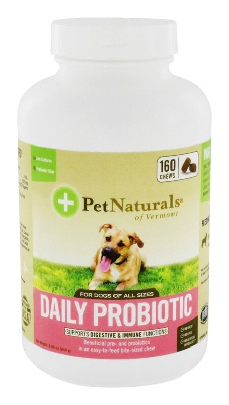 Probiotic diário para cães - 160 Mastigação (s) Pet Naturals of Vermont