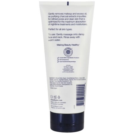 Overnight Renewal Gel de Limpeza de Carvão Vegetal - 7 fl. oz. Mineral Fusion - Image 2