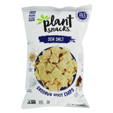 Chips de Raiz de Mandioca Sal Marinho - 5 oz. Plant Snacks