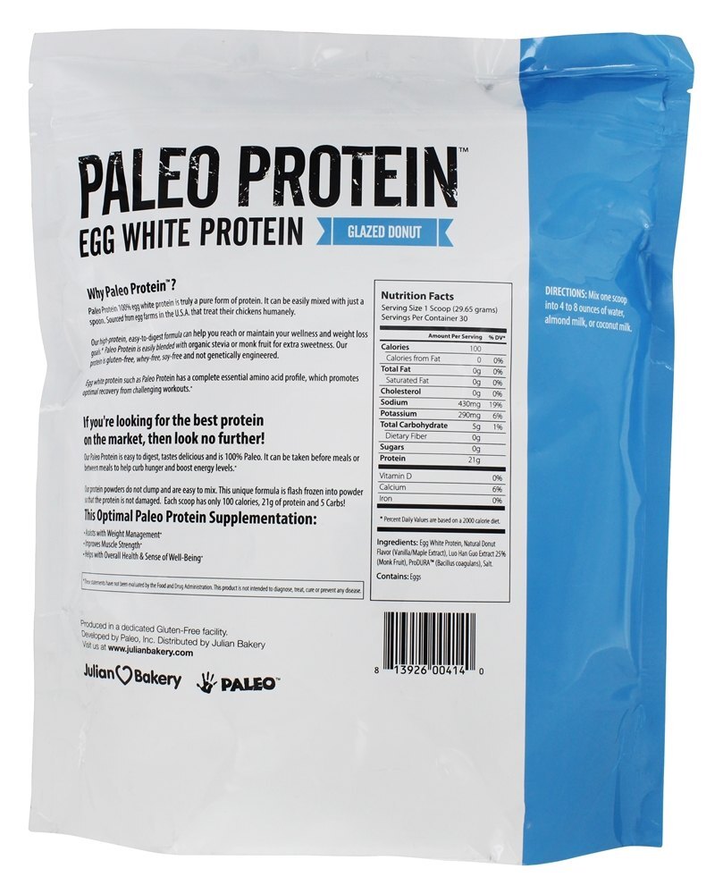 Proteína de clara de ovo de clara de proteína de clara de ovo Paleo - 1.96 lbs. Julian Bakery - Imagem 2