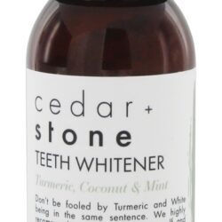 Dente Branqueador Açafrão, Coco + Menta - 40 Gramas Cedar + Stone