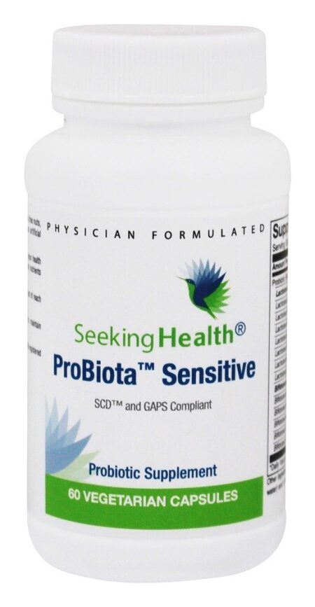 ProBiota Sensitive Probiotic - Cápsulas vegetarianas 60 Seeking Health