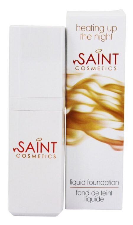 Fundação Líquida aquecendo a noite - 0.71 oz. Saint Cosmetics