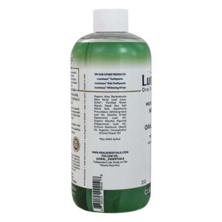 Bochechos Medicamente Desenvolvidos Limpo e Fresco - 16 fl. oz. Lumineux Oral Essentials - Image 3