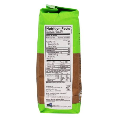 100 % Grão Integral Farinha de Trigo - 32 oz. King Arthur Flour - Image 2