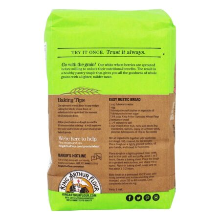 100 % Grão Integral Farinha de Trigo - 32 oz. King Arthur Flour - Image 3