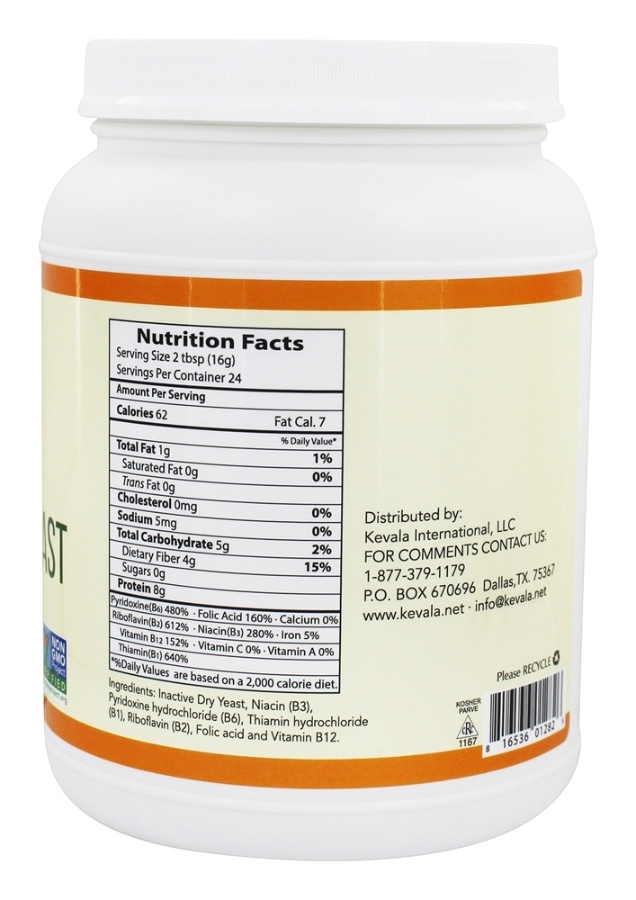 Floco Grande de Levedura Nutricional Premium - 14 oz. Kevala - Imagem 2