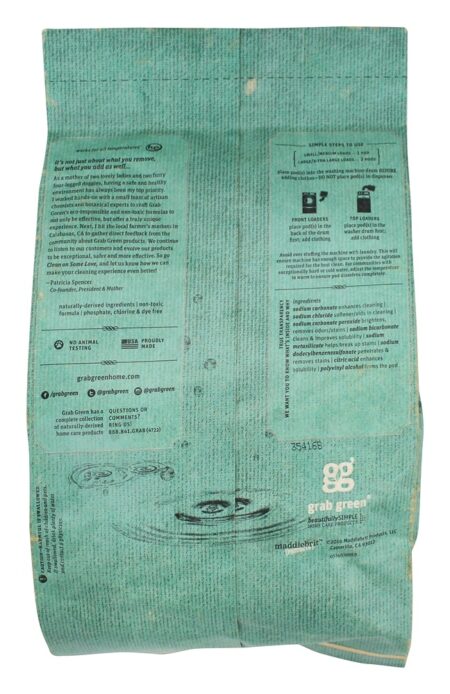 Potes para Detergentes para Lavagem de Pedras 50 - 1.65 lbs. Grab Green - Image 2