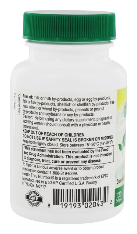 Óleo de Orégano Imune Support 150 mg. - 120 Softgels Health Thru Nutrition - Image 3