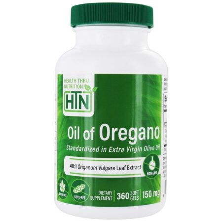 Óleo de Orégano 150 mg. - 360 Softgels Health Thru Nutrition