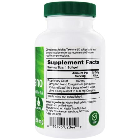 Óleo de Orégano 150 mg. - 360 Softgels Health Thru Nutrition - Image 2