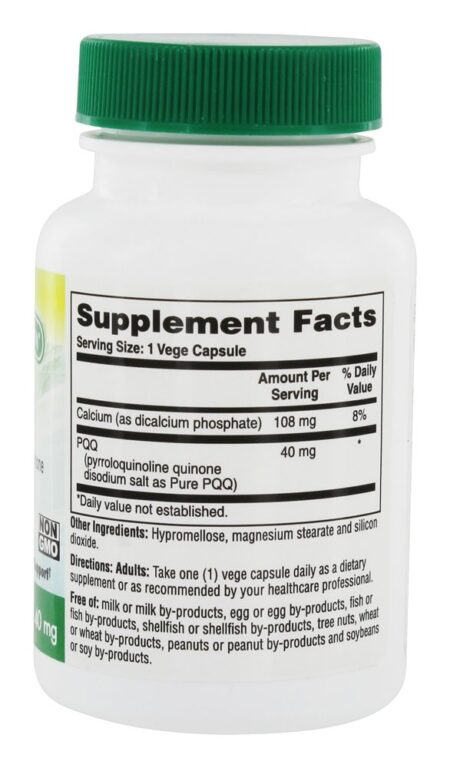 PQQ Suporte Cardiovascular e Cognitivo 40 mg. - 30 Cápsula (s) vegetal (s) Health Thru Nutrition - Image 2