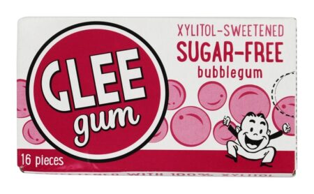 Açúcar adoçado com xilitol Bubblegum livre - Pacote 12 Glee Gum - Image 2