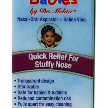 Aspira Nasal-Oral Aspirador + Frascos de solução salina para bebês NeilMed Pharmaceuticals - Imagem 3