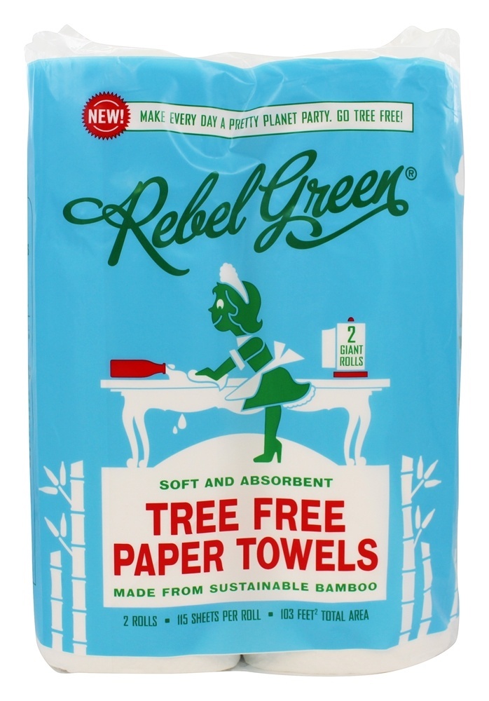 Toalhas de Papel Gratuitas - 2 Rolo (s) Rebel Green