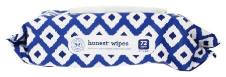 Honesto Bebê Toalhetes Estilista Coleção Azul Ikat Imprimir - 72 Limpe (s) The Honest Company - Image 3