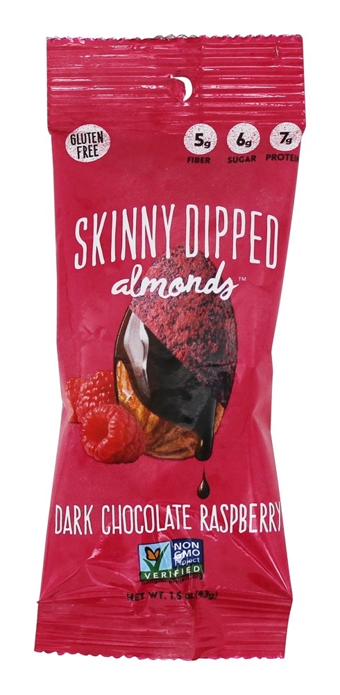 Amêndoas sem Glúten Chocolate Framboesa - 10 Malas Skinny Dipped - Imagem 3