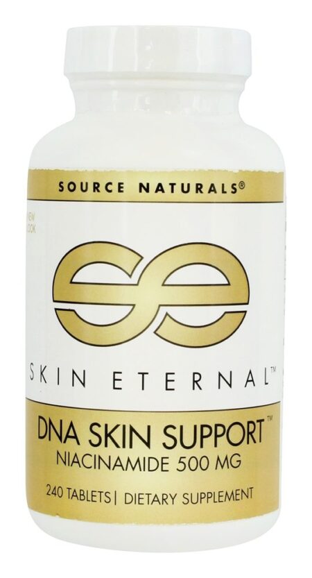 Pele Eterno DNA Pele Apoiar Niacinamida 500 mg. - 240 Tablet (s) Source Naturals