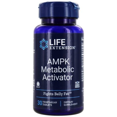 Ativador Metabólico AMPK - 30 Comprimidos vegetarianos Life Extension