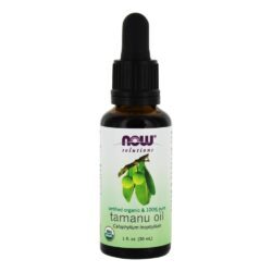 100 % Pure & Óleo de Tamanu Orgânico - 1 fl. oz. NOW Foods