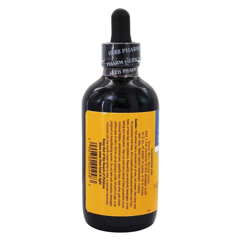 Ansiedade Soother Sistema Nervoso Líquido - 4 fl. oz. Herb Pharm - Imagem 3