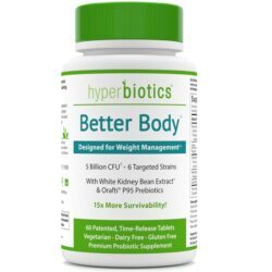 Melhor Probiótico Corporal para Suporte à Perda de Peso 5 Bilhões de UFC - 60 Tablets Hyperbiotics