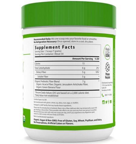 Prebiótico em Pó 100% a Base de Alimentos - 13.23 oz. Hyperbiotics - Image 2