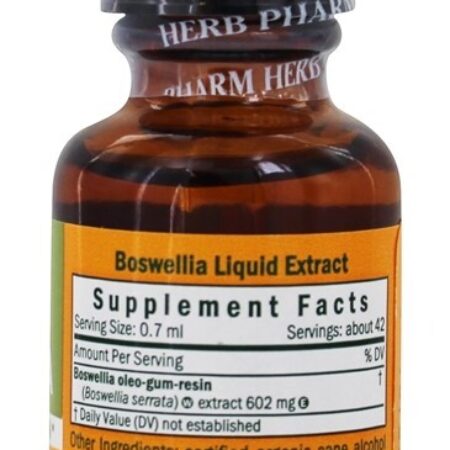 Extracto líquido Boswellia para restauração do sistema - 1 fl. oz. Herb Pharm - Imagem 2
