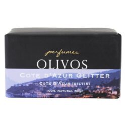 100 % Natural Pefume Bar Sabonete Cote D 'Azur Glitter - 8.8 oz. Olivos